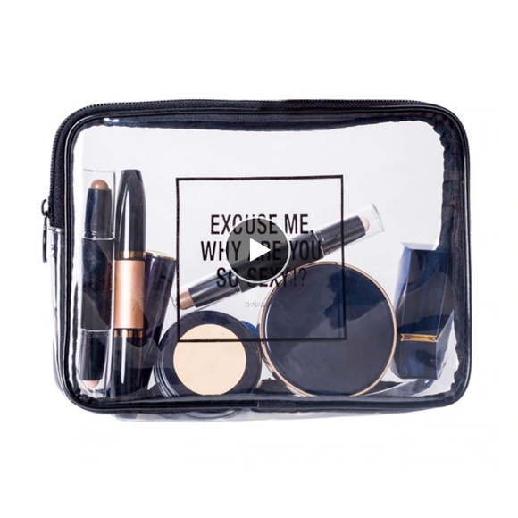 Clear Makeup Bag NWT! - Picture 2 of 4